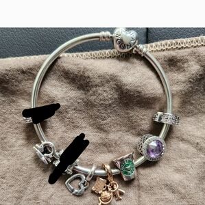 Pandora Bangle w/ charms
